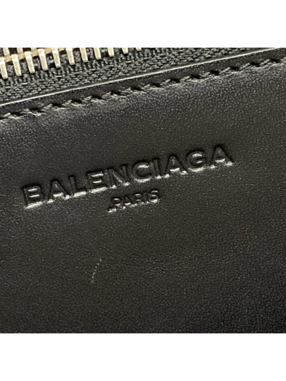 Balenciaga Shoulder Bag Ivory Black Basket Leather - Picture 9 of 15